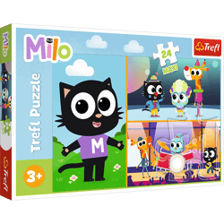 Puzzle 24 Maxi Przygody małego Kotka Milo 14371