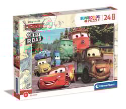 Puzzle 24 maxi super kolor Cars on the road 24239