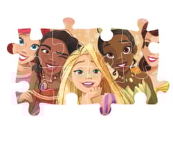 Galeria - zdjęcie nr. 3 - Puzzle 24 maxi super kolor Disney princess 24241