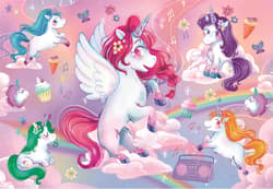 Galeria - zdjęcie nr. 2 - Puzzle 24 Maxi Super Kolor Jolly Unicorns 28525