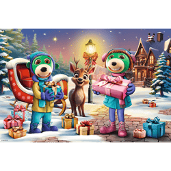 Galeria - zdjęcie nr. 2 - Puzzle 24 maxi Zimowy czas z Treflikami 14360