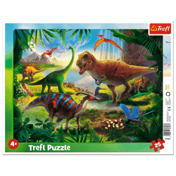 Puzzle 25 ramkowe Dinozaury 31343