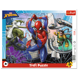 Puzzle 25 ramkowe Odważny Spiderman 31347