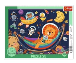 Puzzle 25 ramkowe Świat przyjaźni TREFL