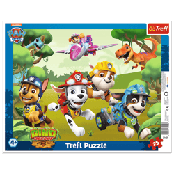 Puzzle 25 Ramkowe Wyczynowe triki piesków Viacom PAW Patrol 31429