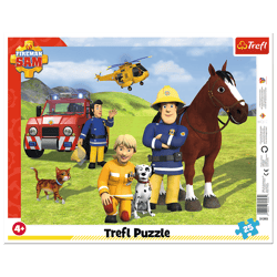 Puzzle 25 ramkowe Zawsze na straży Strażak Sam 31393