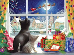 Galeria - zdjęcie nr. 2 - Puzzle 275 XL Czekając na Świętego Mikołaja 113764
