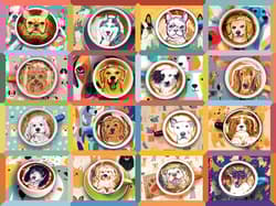 Galeria - zdjęcie nr. 2 - Puzzle 275 XL Latte ze szczeniakami 113532