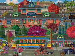 Galeria - zdjęcie nr. 2 - Puzzle 275 XL Stacja kolejowa 112659