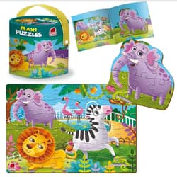 Puzzle 2w1 maxi ZOO RK1080-02