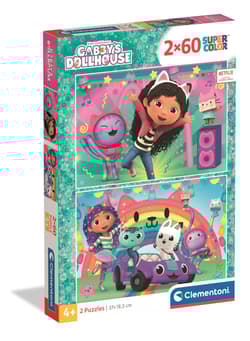 Puzzle 2x 60 Super kolor Gabby's Dollhouse 24819