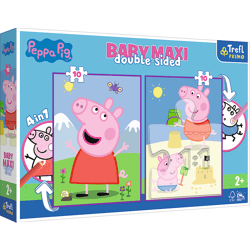 Puzzle 2x10 Baby maxi Pogodny dzień Peppy 43001