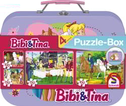 Puzzle 2x100 + 2x150 w walizce Bibi&Tina 113955