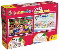Puzzle 2x12 dwustronne  maxi Czas coś zbudować Cocomelon 304-91133