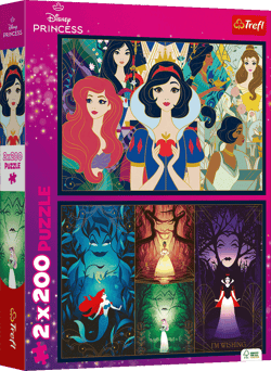 Puzzle 2x200 Czarujące księżniczki Disney Princess 13317