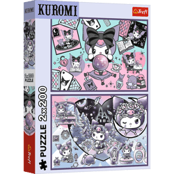 Puzzle 2x200 Psoty Kuromi Hello Kitty 13345