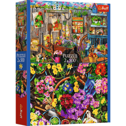 Puzzle 2x500 Prace w ogrodzie 37529