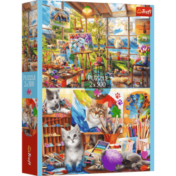 Puzzle 2x500 Sztuka malowania 37530