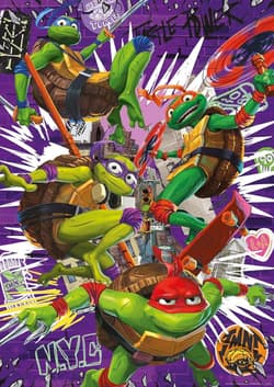Galeria - zdjęcie nr. 3 - Puzzle 2x500 Wojownicze Żółwie Ninja 112826