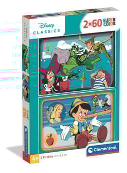 Puzzle 2x60 Super kolor Disney Classic 24823