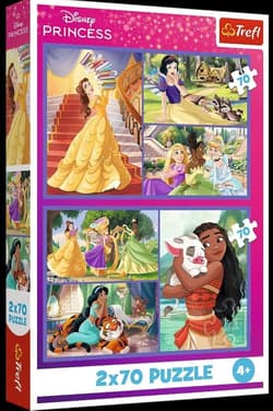 Puzzle 2x70 Bajkowe dni 34440