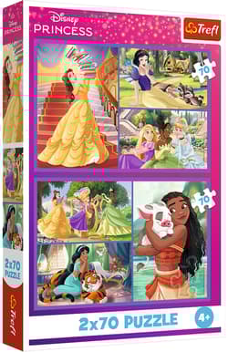 Puzzle 2x70 Bajkowe dni 34440