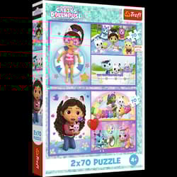 Puzzle 2x70 Baw się z Gabby 34438