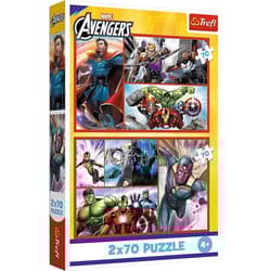 Puzzle 2x70 Zostań bohaterem" Disney Marvel The Avengers 34439