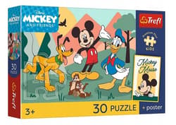 Puzzle 30 Bajkowe chwile + unikalny plakat TREFL