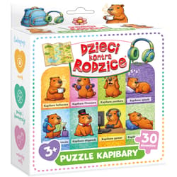 Puzzle 30 Kapibary Dzieci kontra Rodzice