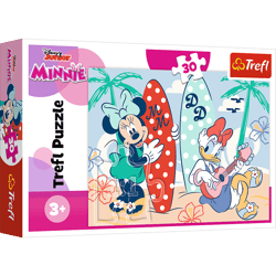 Puzzle 30 Kolorowa Minnie 18302