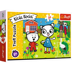 Puzzle 30 Przygody Kici Koci TREFL