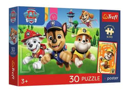 Puzzle 30 Psi Patrol Psiaki w drodze+plakat TREFL