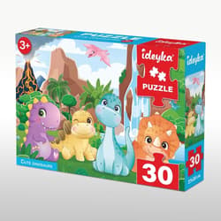 Puzzle 30 Słodkie dinozaury Grałamigłówka