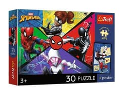 Puzzle 30 Spiderman + plakat TREFL