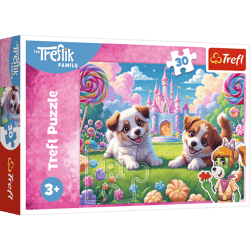 Puzzle 30 Świat Pełen Uśmiechu Rodzina Treflików 18319