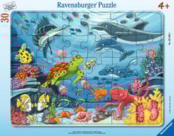 Puzzle 30 Underwater Friends Frame