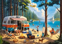 Galeria - zdjęcie nr. 2 - Puzzle 300 CherryPazzi Camp & Calm 10129