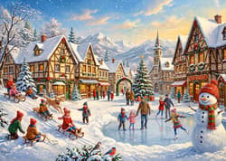 Galeria - zdjęcie nr. 5 - Puzzle 300 CherryPazzi Snowglow Village 10013