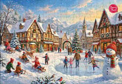 Galeria - zdjęcie nr. 2 - Puzzle 300 CherryPazzi Snowglow Village 10013