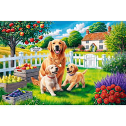 Galeria - zdjęcie nr. 2 - Puzzle 300 EasyPiece Pieski na wsi 23101