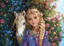 Galeria - zdjęcie nr. 2 - Puzzle 300 Princess With A Horse B-030613