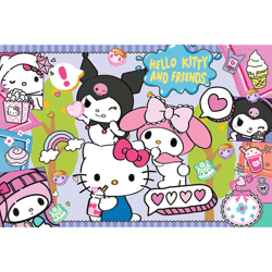 Galeria - zdjęcie nr. 2 - Puzzle 300 Szalone Trio Hello Kitty 23039