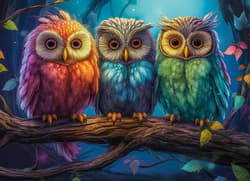 Galeria - zdjęcie nr. 2 - Puzzle 300 Three Little Owls B-030545