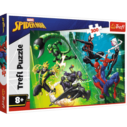 Puzzle 300 W pajęczej sieci Spiderman 23036