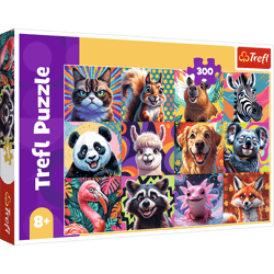 Puzzle 300 Zabawne portrety zwierząt 23030
