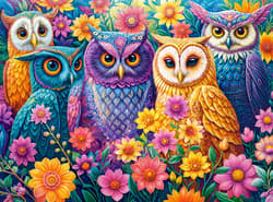 Galeria - zdjęcie nr. 2 - Puzzle 3000 Flower Owl Meeting C-300723-2