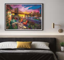 Galeria - zdjęcie nr. 3 - Puzzle 3000 HQ Manhattan balcony sunset 33552