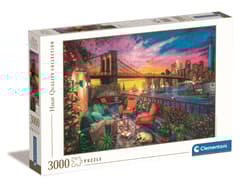 Puzzle 3000 HQ Manhattan balcony sunset 33552