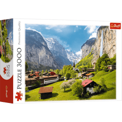 Puzzle 3000 Lauterbrunnen Szwajcaria 33076